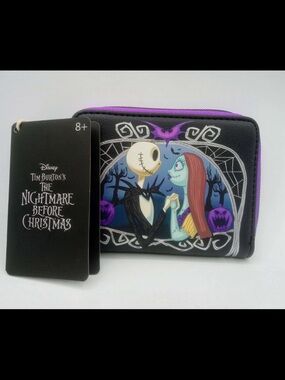 Disney Loungefly Nightmare Before Christmas Wallet Jack Skellington NWT